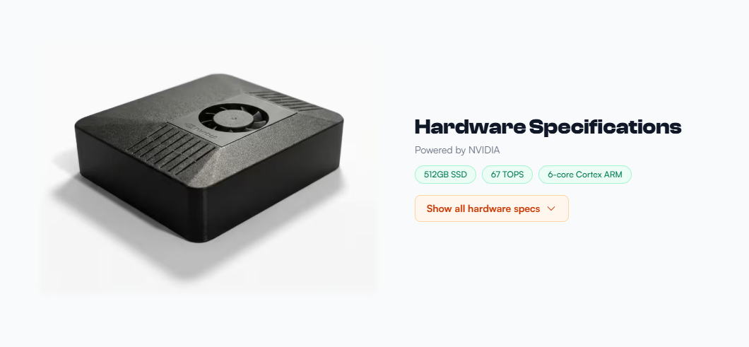 ClawBox specifications